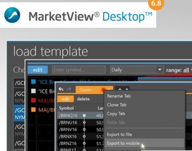 Image for New Features and Functionality Announced for MarketView® Desktop™ 6.8